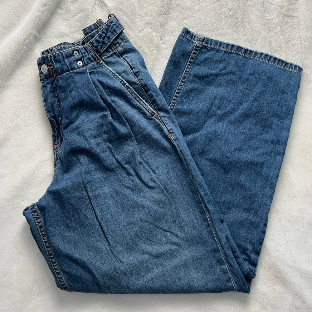 Anthropologie Pilcro High Waisted Wide Leg Pants -n Size 28